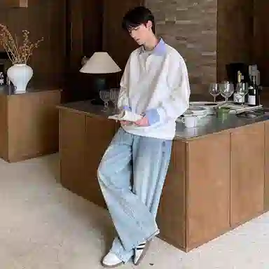 Xutailang Retro Pullover Sweatshirt