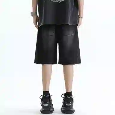 FRQ Vintage Washed Wide Leg Jeans