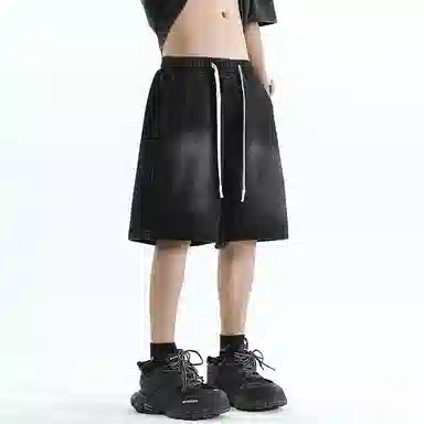 FRQ Vintage Washed Wide Leg Jeans