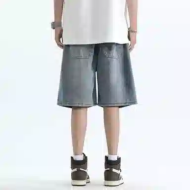 FRQ Vintage Washed Wide Leg Jeans