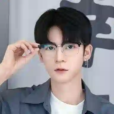 【可配度数】 苍木优品 透灰色商务半框近视可定制防蓝光近视镜片纯钛镜框黑银配色显脸小 β钛合金 方形 功能性眼镜 男女同款情侣款