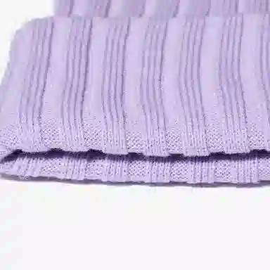 安踏儿童 纯色简约护耳针织保暖加厚防风 腈纶 绒线帽 儿童款