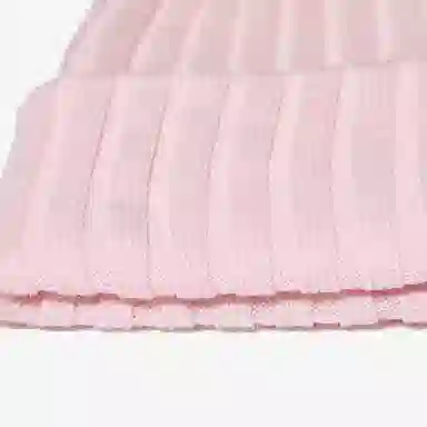 安踏儿童 纯色简约护耳针织保暖加厚防风 腈纶 绒线帽 儿童款