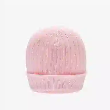 安踏儿童 纯色简约护耳针织保暖加厚防风 腈纶 绒线帽 儿童款