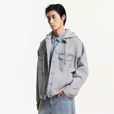 JACK JONES Jacket Light Denim Grey