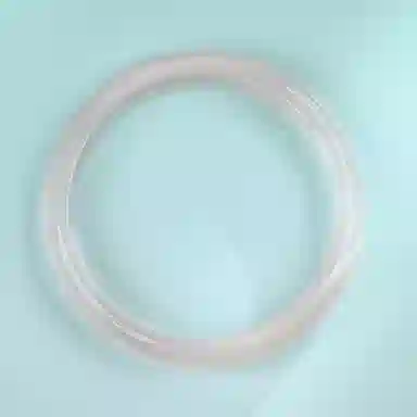 素于 白月光玉镯国潮中式精致古风清冷感素圈温润气质优雅小众叠戴平安镯旗袍汉服通勤时尚简约百搭#幸运配饰 玻璃猫眼 手镯 女款