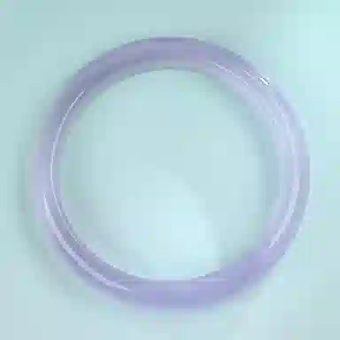 素于 白月光玉镯国潮中式精致古风清冷感素圈温润气质优雅小众叠戴平安镯旗袍汉服通勤时尚简约百搭#幸运配饰 玻璃猫眼 手镯 女款