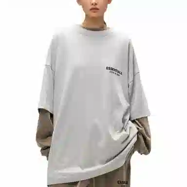 Fear of God Essentials FW24 Holiday Core T-Shirt Light Mist Grey