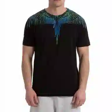 Marcelo Burlon Wings Print T-Shirt Black