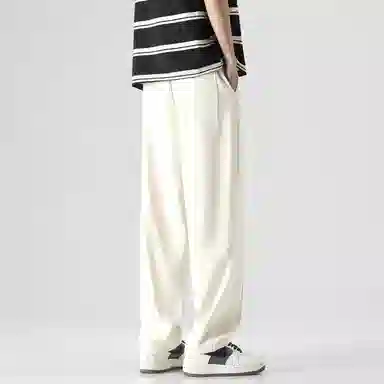 独驰 运动美式复古潮牌宽松直筒休闲裤 男女同款