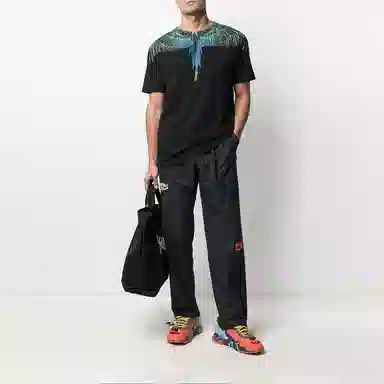 Marcelo Burlon Wings Print T-Shirt Black