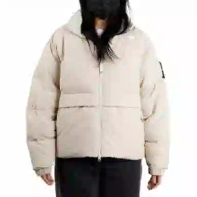 The North Face Logo Jacket White