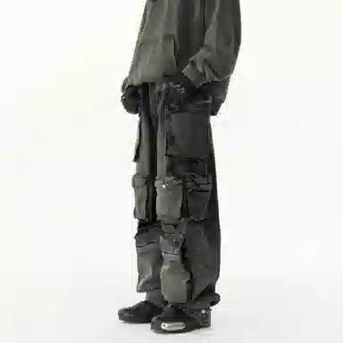 IMXS Streetwear Cargo Denim Pants