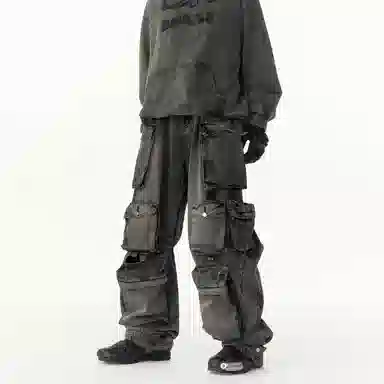 IMXS Streetwear Cargo Denim Pants