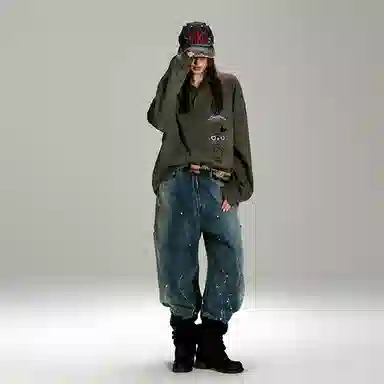 BEASTER x Popeye Polo Shirt Military Green