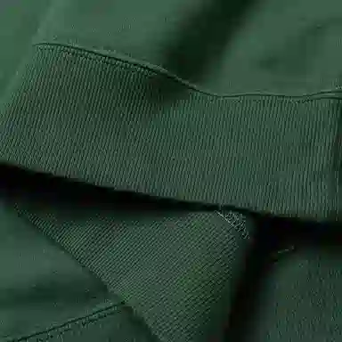 Saint Laurent SS22 Letter Print Crewneck Sweatshirt Green