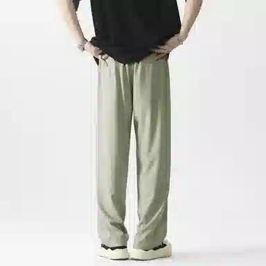 独驰 垂坠感宽松直筒舒适潮流百搭休闲裤 男女同款