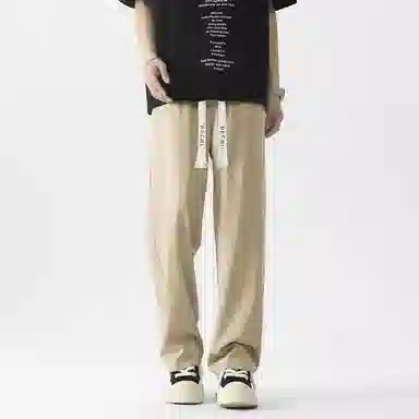 独驰 垂坠感宽松直筒舒适潮流百搭休闲裤 男女同款