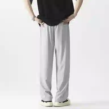 独驰 垂坠感宽松直筒舒适潮流百搭休闲裤 男女同款