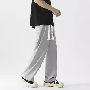 独驰 垂坠感宽松直筒舒适潮流百搭休闲裤 男女同款