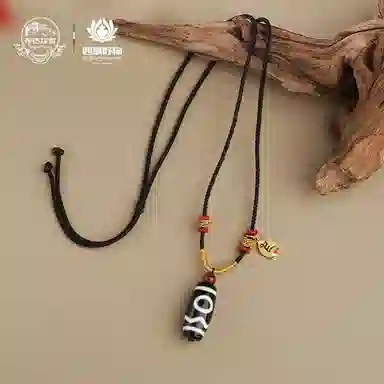 布达拉宫 息增怀天珠#好运 玛瑙 项链 男女同款情侣款