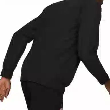 PUMA Logo Print Zip Jacket Black