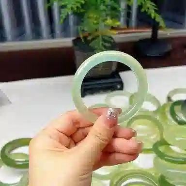 一世倾 新中式国潮青提葡萄水润清透精致轻奢优雅公主风温柔大气民族风清冷感百搭森系百搭配饰好运 玛瑙 手镯 男女同款情侣款