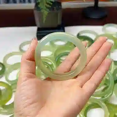 一世倾 新中式国潮青提葡萄水润清透精致轻奢优雅公主风温柔大气民族风清冷感百搭森系百搭配饰好运 玛瑙 手镯 男女同款情侣款