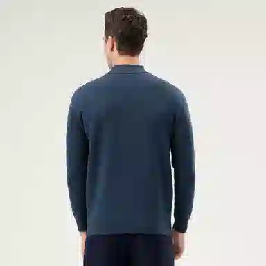 恒源祥 厚款半高领纯羊毛针织毛衣 男款