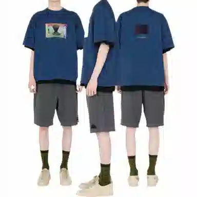 Cav Empt FW22 Graphic Tee Blue