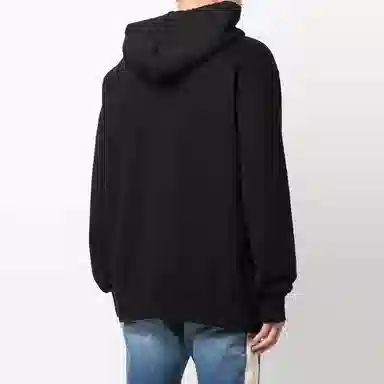 Palm Angels FW21 Spray Heart Logo Hoodie Black