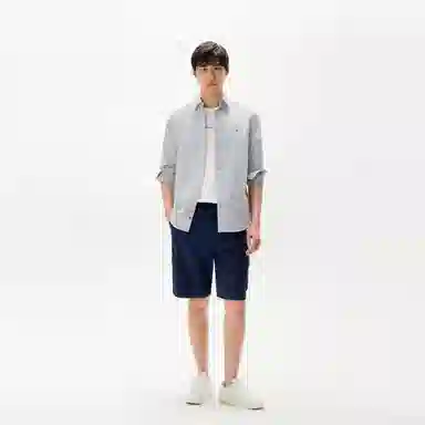 Tommy Hilfiger Oxford Stripe Shirt Slim Fit Long Sleeve