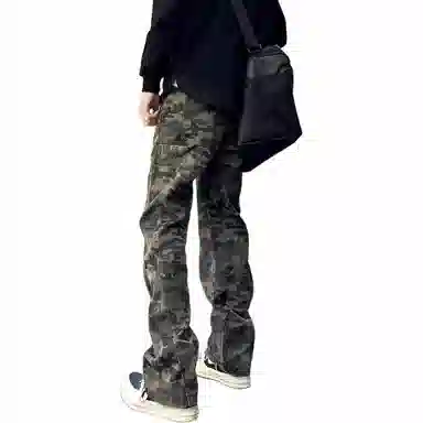 DUATOGE Military Camo Jeans
