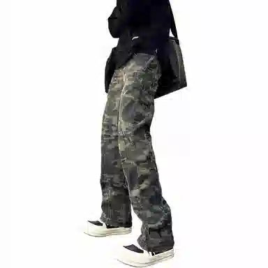 DUATOGE Military Camo Jeans
