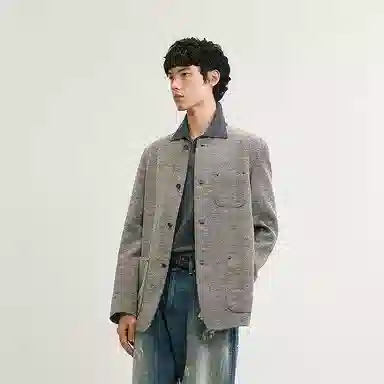 速写 纯色简约轻商务日常西装 男款