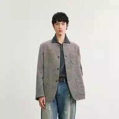速写 纯色简约轻商务日常西装 男款