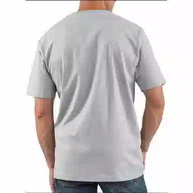 Carhartt K84 LOOSE FIT HEAVYWEIGHT SHORT-SLEEVE POCKET HENLEY T-SHIRT LogoT