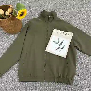 快鱼 简约基础款纯色百搭夹克外套 男女同款