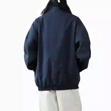 快鱼 简约基础款纯色百搭夹克外套 男女同款