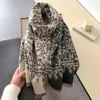 纳兰杜 气质高级感时尚百搭旅游拍照实用穿搭薄款礼盒装 聚酯纤维 披肩 女款