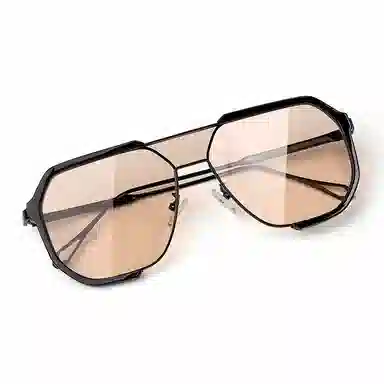 CLARKIA Flower Polygon Sunglasses