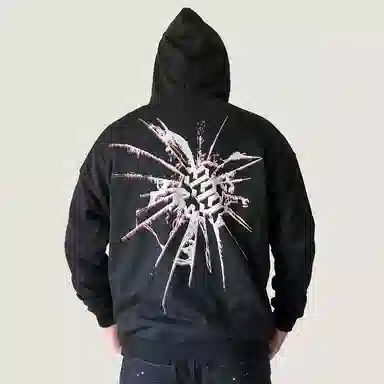 Juice Wrld Flame Logo Hoodie