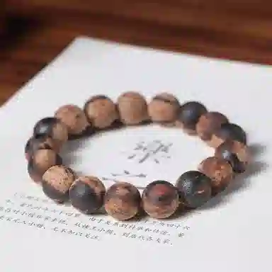 鶄鲤 新中式花斑纹 降真香 手串 男女同款情侣款