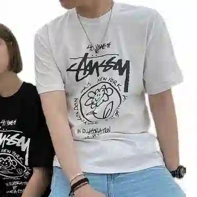 Stussy x Marc Jacobs 40th Anniversary T-Shirt White