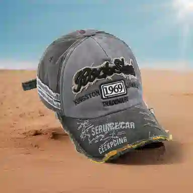 美式复古做旧磨边显脸小韩版深顶大头围宽帽檐 棉 鸭舌帽 男女同款情侣款