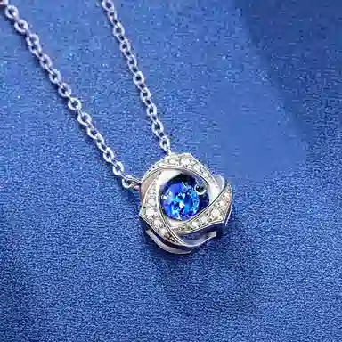 至爱无上 跳动的心 轻奢小众百搭锁骨链 合金 项链 女款