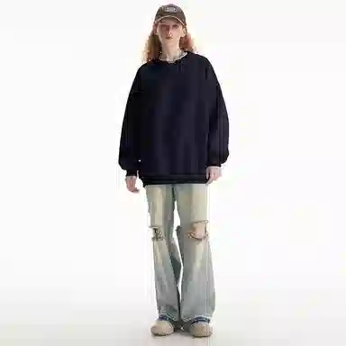 BEETLE TOWN Basic Pullover Hoodie