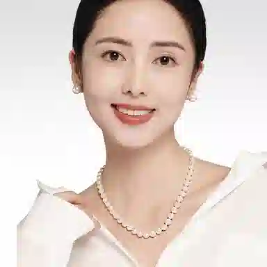 老凤祥 心意爱心 淡水珍珠 项链 女款