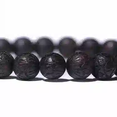 鶄鲤 老料紫黑油莲花珠 降真香 手串 男女同款情侣款
