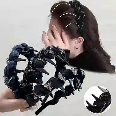 左欧 纹理感 布艺 发箍 女款